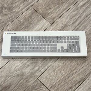 NEW Microsoft Surface Wireless Keyboard - Silver Gray